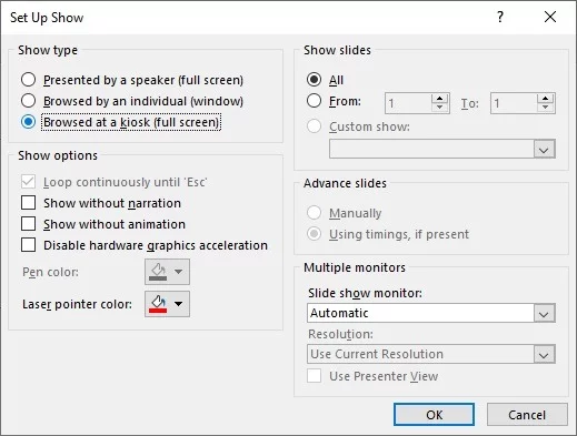 Creating a Self-Running Slideshow in PowerPoint