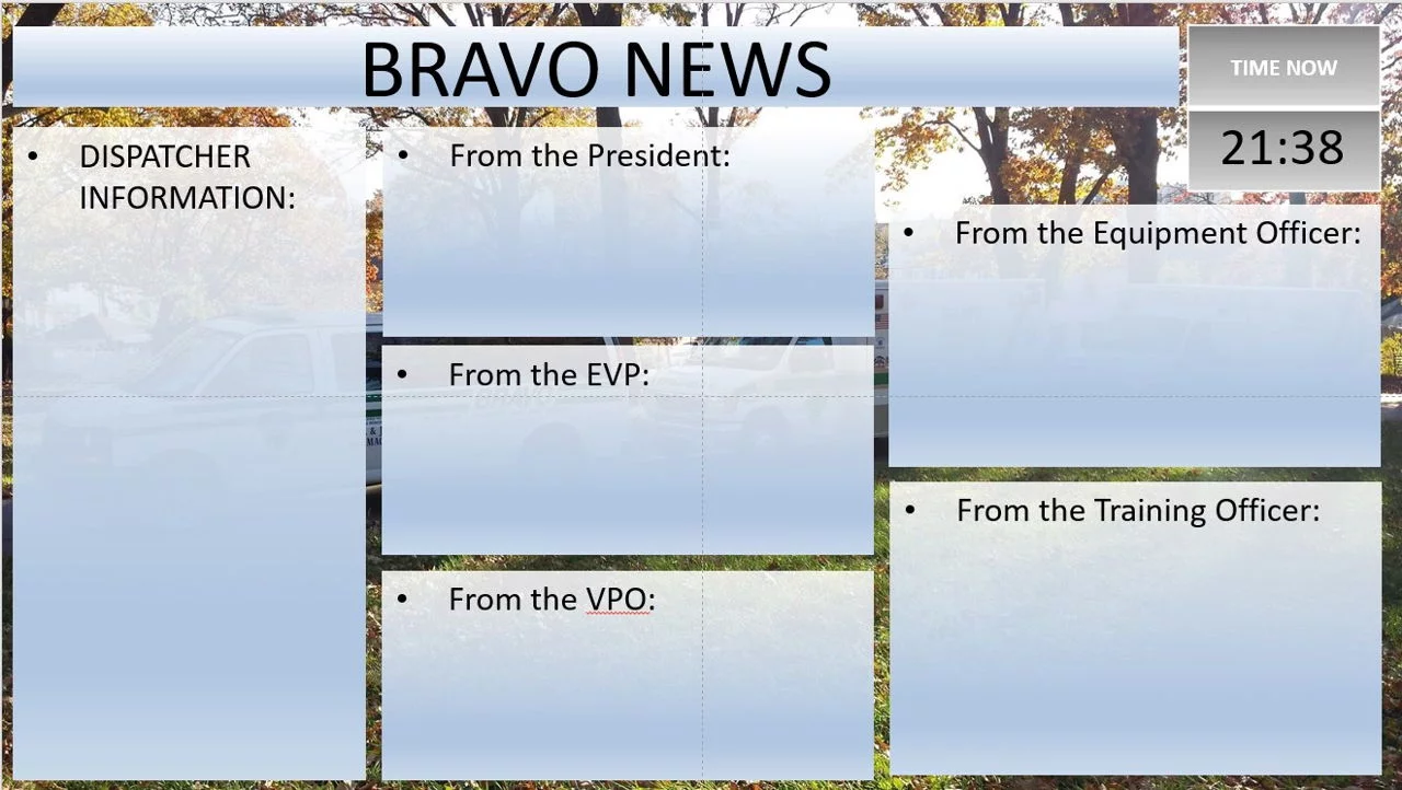 Department News Dashboard - Bravo Ambulance