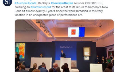 Sotheby’s breaking an auction record for Banksy