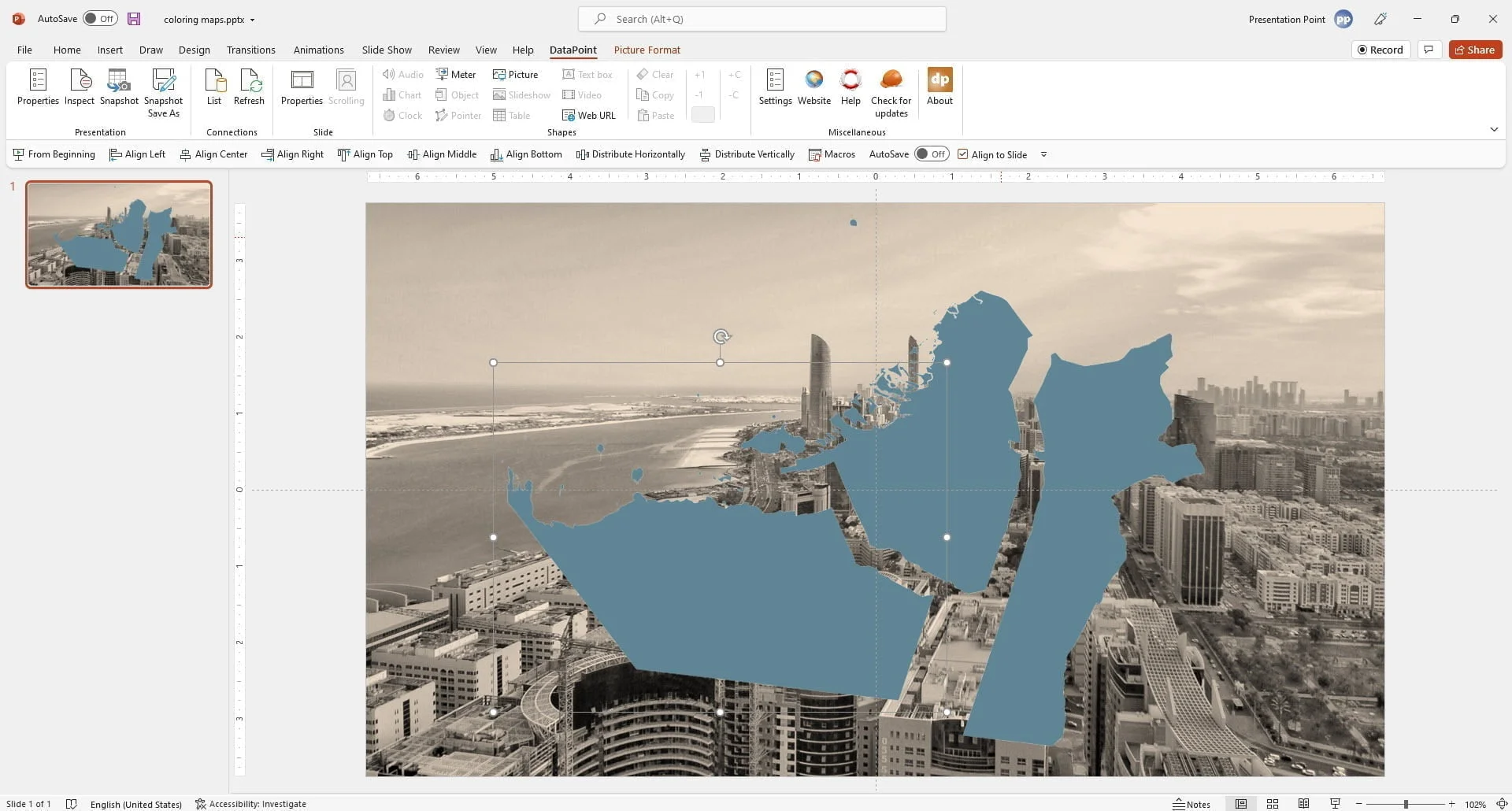 connect picture to dynamic mapping value