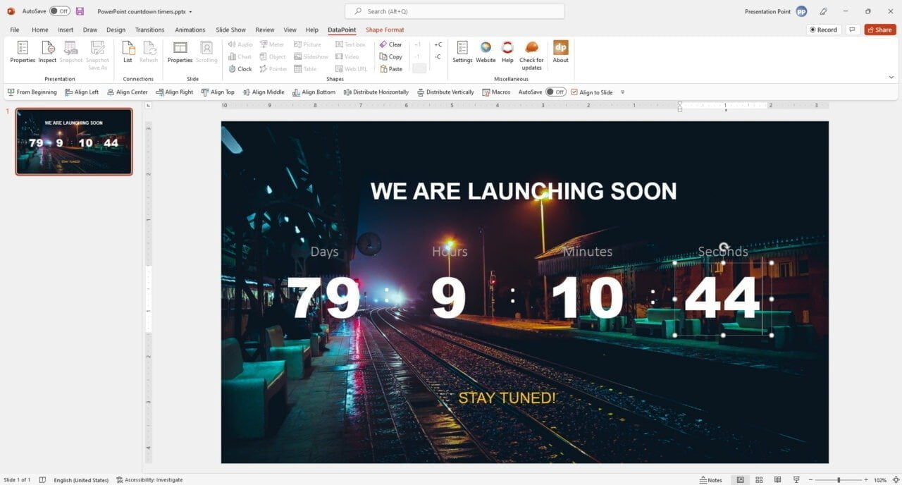 10 minute countdown timer in powerpoint