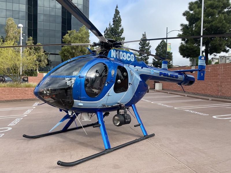 Burbank-Glendale (CA) police helicopter