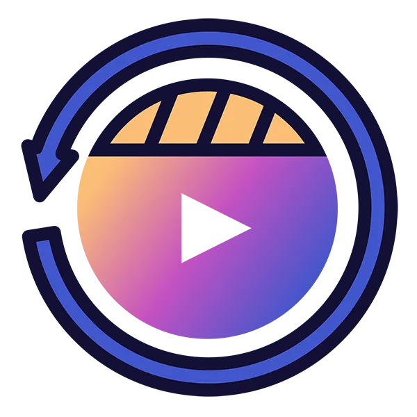 Playback as screensaver videos